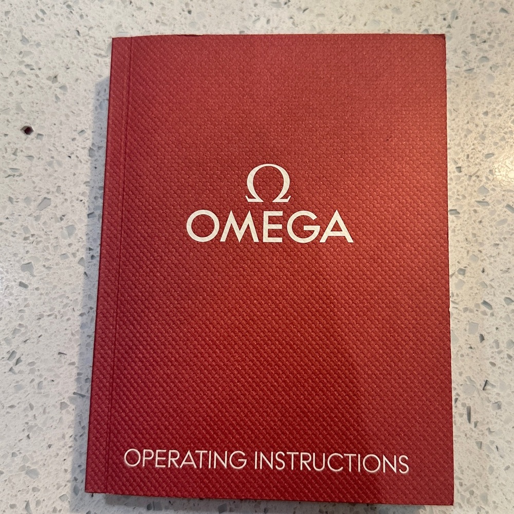 Omega Red Operating Instructions Booklet - Picture 3 of 5